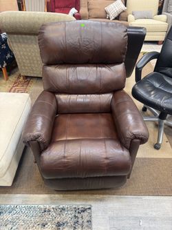 Brown Leather Recliner