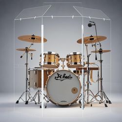 NEW Portable Drum Shield | 3 Panels 2ft x 5ft w/Deflectors | Converts to 2ft x 6ft