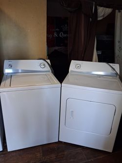 Amana washer and dryer set