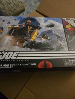 Gi joe classified Python Patrol televiper and Flight pod