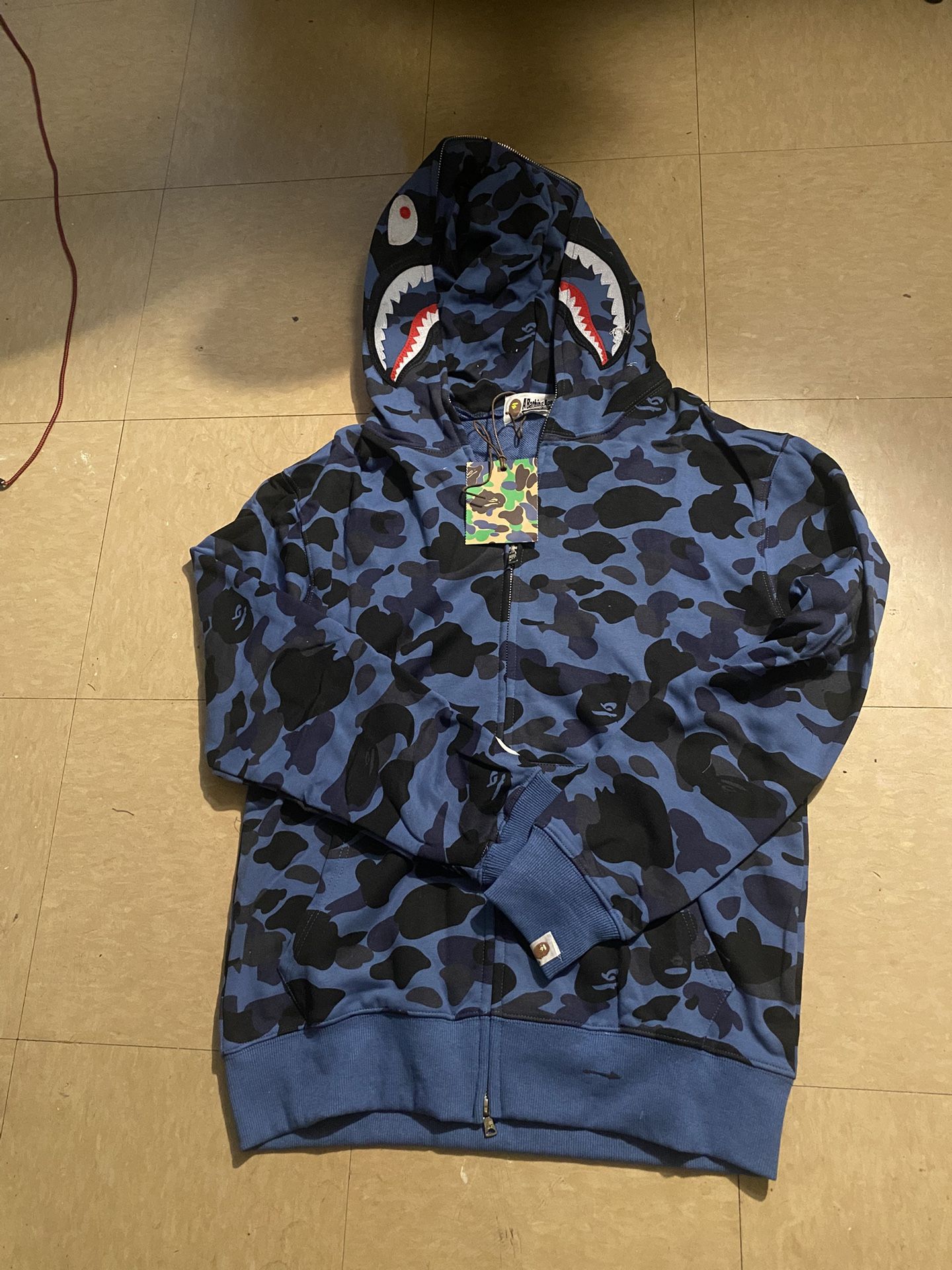 Blue / Black Bape Jacket Size L
