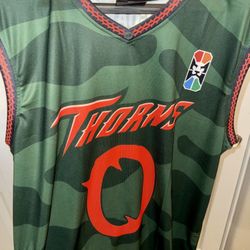 GOAT Movie Exclusive Promotional Jersey “0” Thorns  NEW  Size XL 