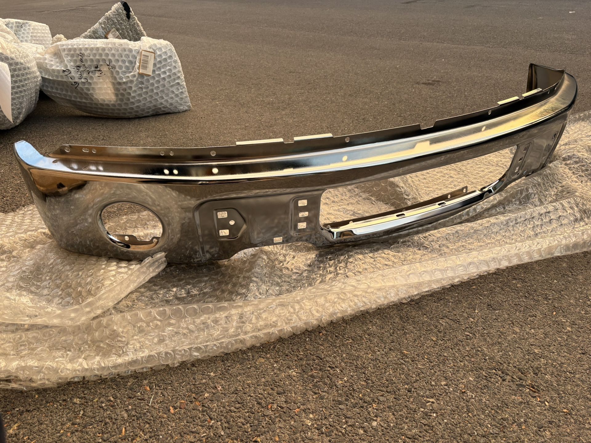 Chrome, Steel Front Bumper Face Bar Fascia for 2009-2014 Ford F150 Pickup 09-14