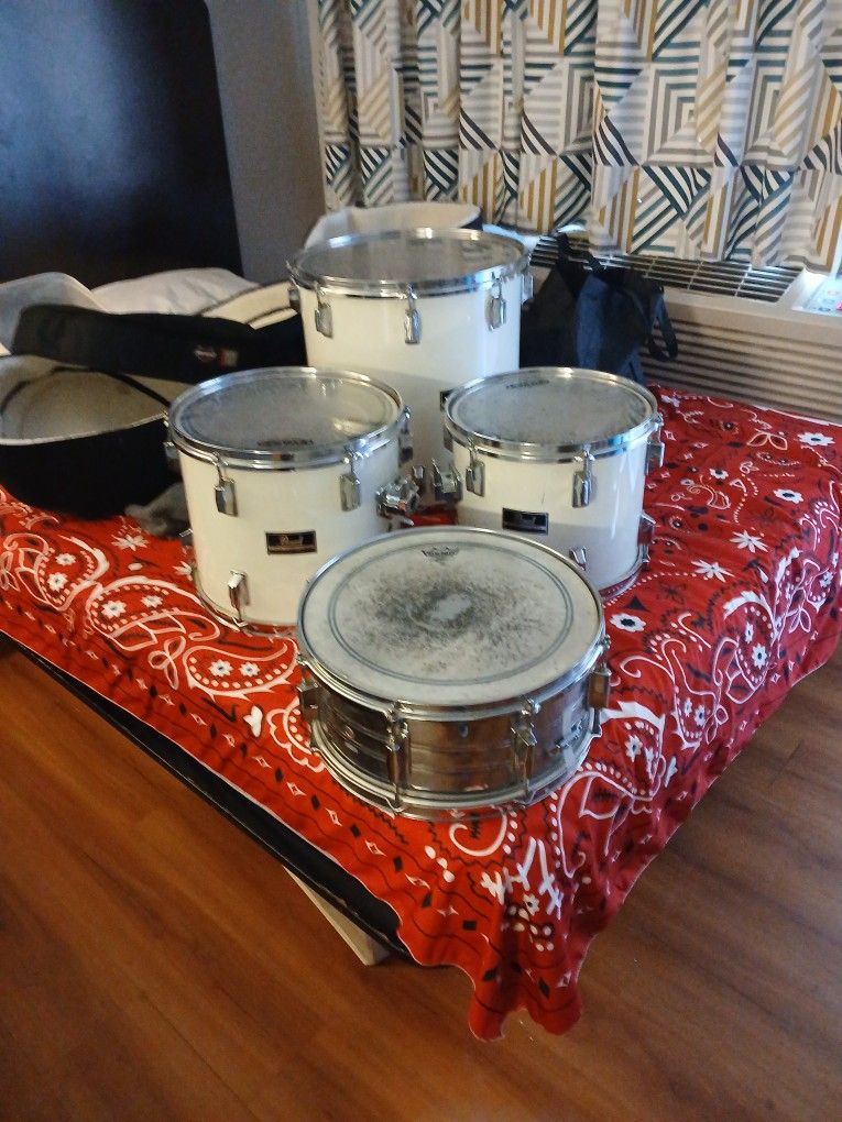 Drum Set With Traveling Cases 