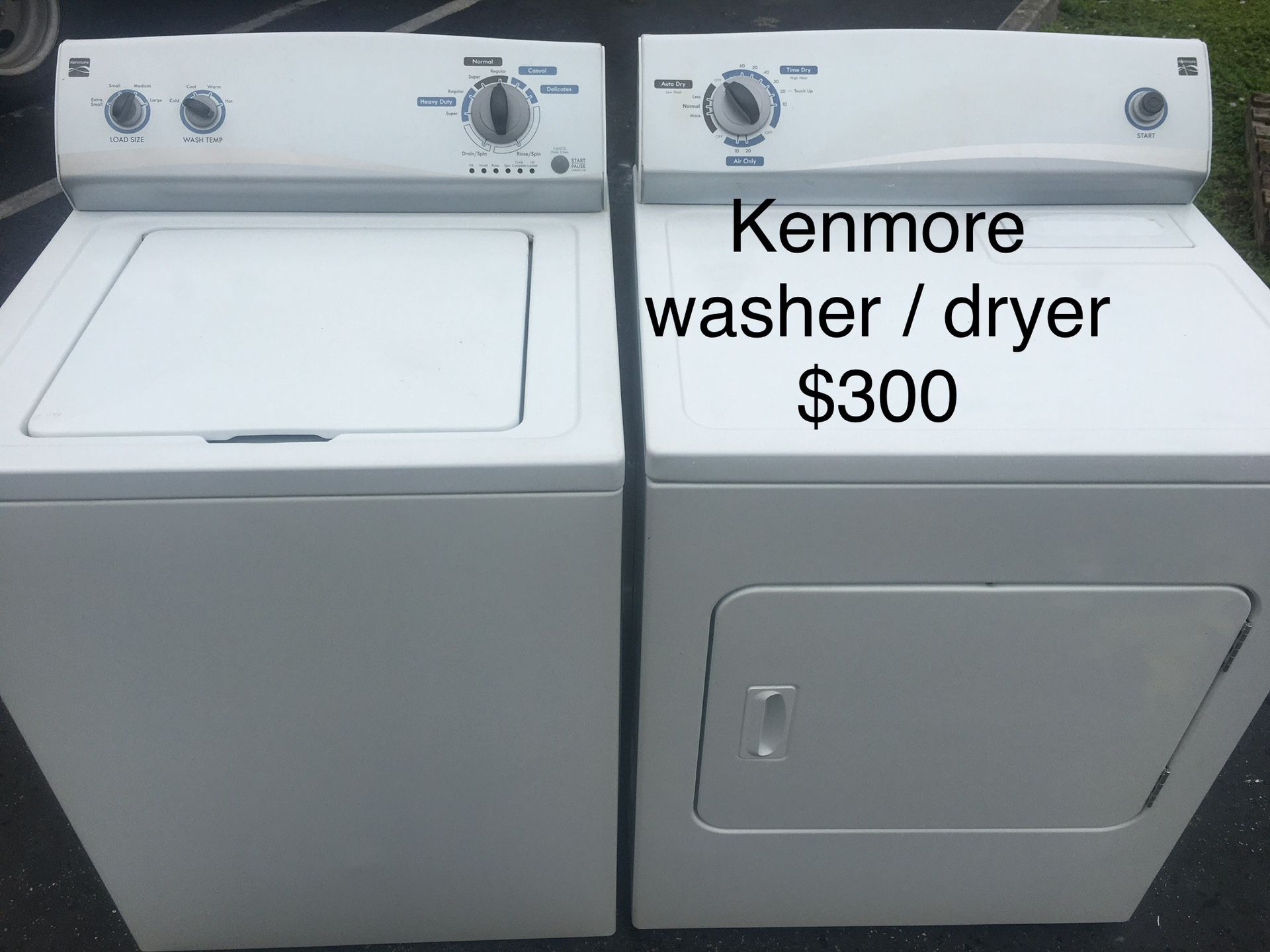 Kenmore washer dryer set / lavadora secadora
