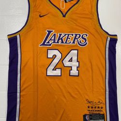 NWT Nike LA Lakers #24 Kobe Bryant Gold Jersey (Men’s Size Med/Lrg) - $50