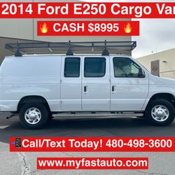 2014 Ford E250 Cargo Van w/ Roof Rack