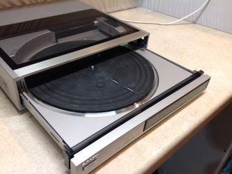 Vintage Sony PS-FL77 Front Load Turntable For Parts/Repair for