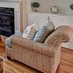 Ethan Allen Wicker Chair