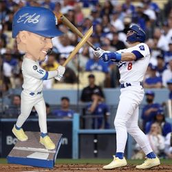 Dodgers Kike Hernandez Signed Bobblehead