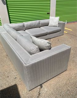 Free Delivery - Modern Grey Living Spaces Sectional