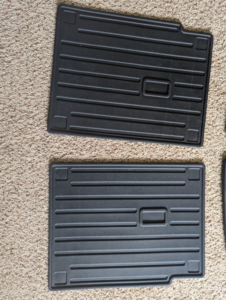 2021-2022 Tesla Model Y Third Row Seats Back Cover Mats (7 Seater)
