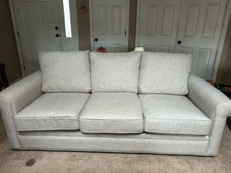 Gray Couch and Armchair Set