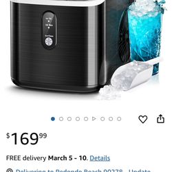 Kismile Nugget Ice Maker For Countertop