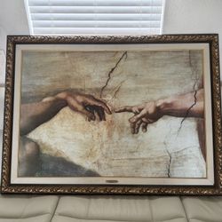 The Creation of Adam by Michelangelo