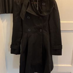 ForeMore Womens Medium Pea coat Long New With Tags PLEASE read and see all photos 