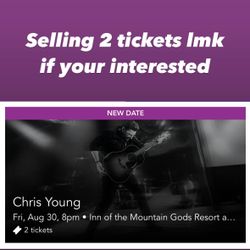 Concert Tickets Price drop $150 