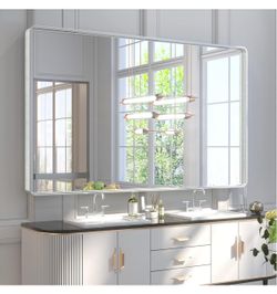 60 x 40 Mirror Bathroom Vanity