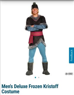 NEW XXL Men's Deluxe Frozen Kristoff Costume