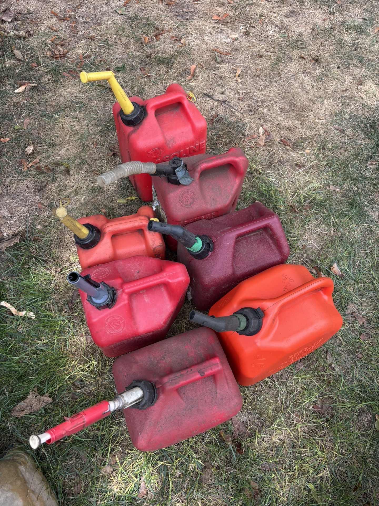 Gasoline Gas Cans Can Containers