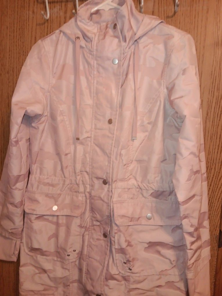Light Pink Camo Jacket. Womsn's Sz Small