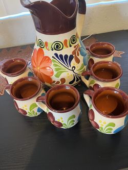 Pitcher W/6cups