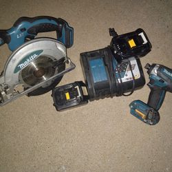 Makita Power Tools w/Battery & Charger