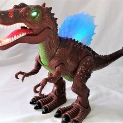 Dinosaur Century Spinosaurus Battery Operated Toy Dinosaur Figure w/ Realistic Movement, Lights and Sounds (Colors May Vary)