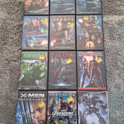 Super Hero DVD Lot Of 12