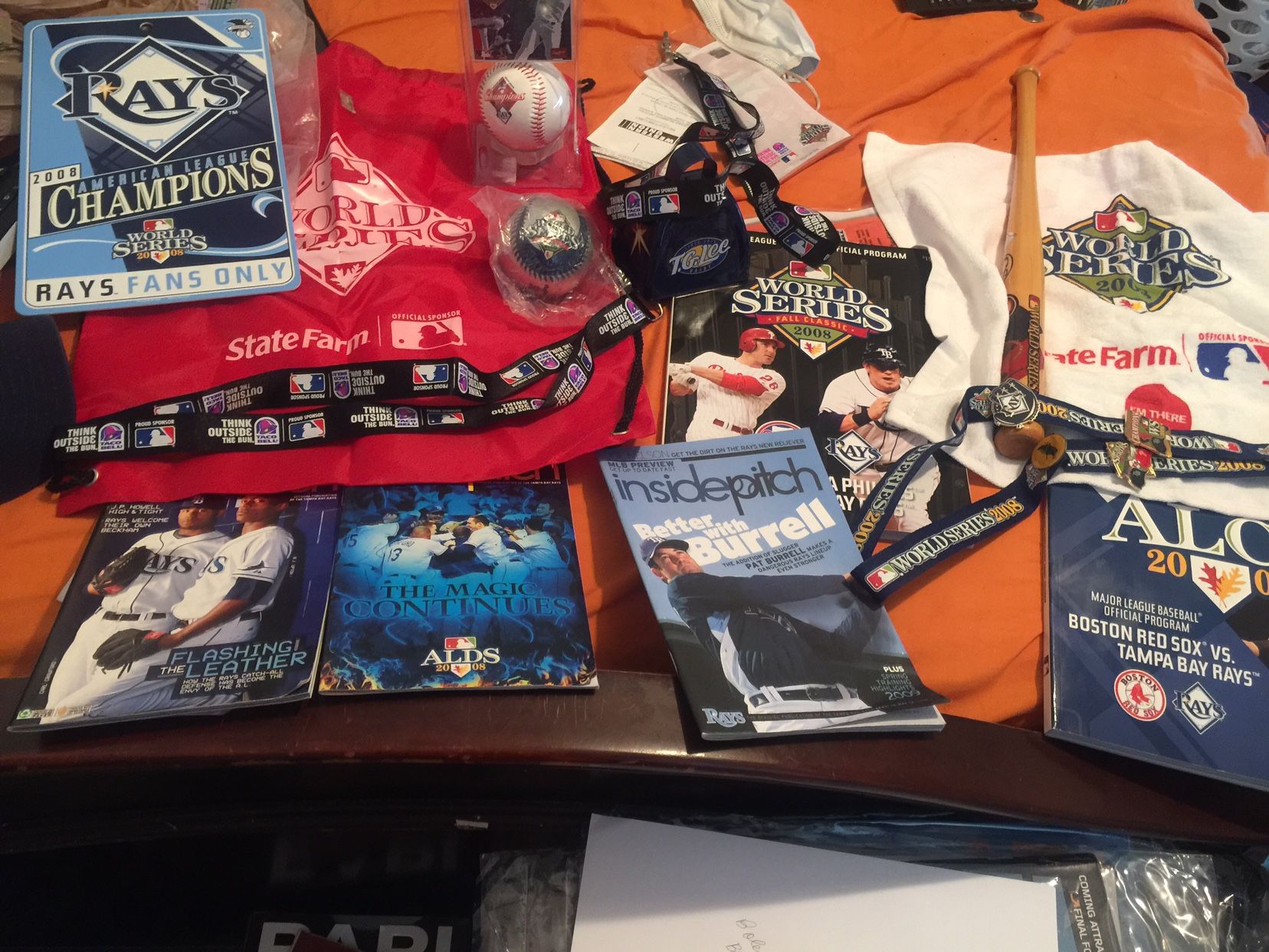 TAMPA BAY WORLD SERIES 2008 CHAMPION COLLECTIBLE COMPLETE