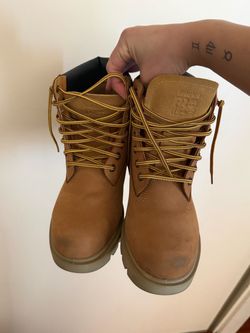 Steel toe timberlands