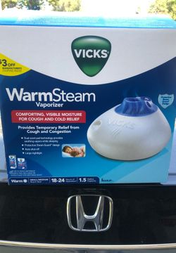 Vick’s warm steam vaporizer