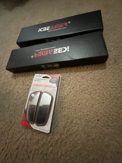 Brand New 2 Car Mirrors Extra Wide To See All Blind Spots With Blind Spot Mirror 
