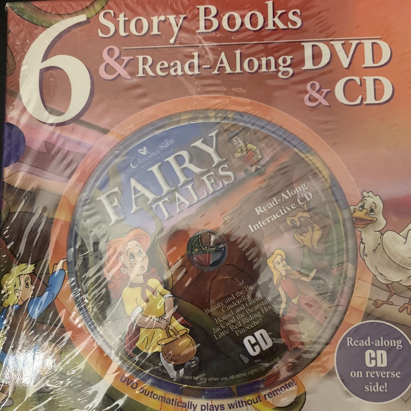 Fairy Tales: 6 Storybooks with Read-Along DVD & CD: Creative