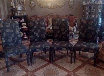Set Of Four Sturdy Chairs