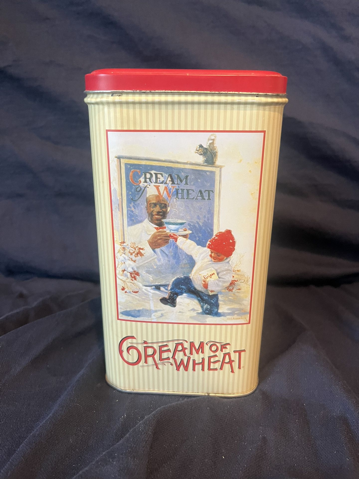Vintage Cream of Wheat Nabisco 1998 Commemorative Advertising Tin Can