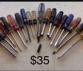 Screwdrivers (Assorted) Selling All $35