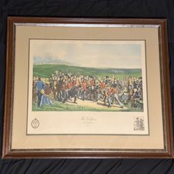 "The Golfers - St. Andrews," an original hand-colored etching depicting a historic golf scene at St. Andrews, dated 1847 within the image.