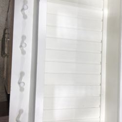 White Storage Unit and Coat Rack