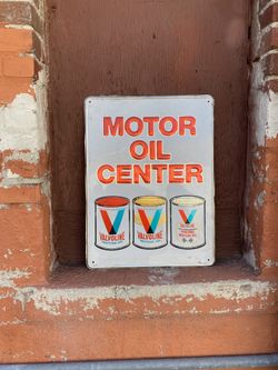 Vintage Valvoline Motor Oil Sign