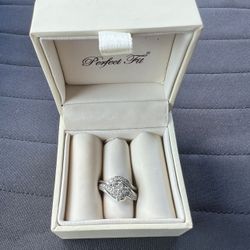 Engagement And Wedding Ring 