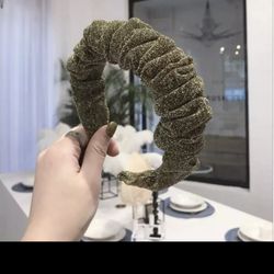 Women Hair Accessories Soft Creased Casual Hairband
