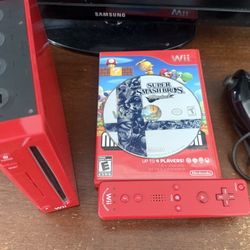 Red Nintendo Wii  