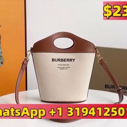 Burberry cream Bucket Pocket Shoulder bag