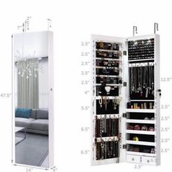 Mirror & jewelry storage