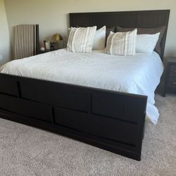 California King Size Bed Frame And Night Stands