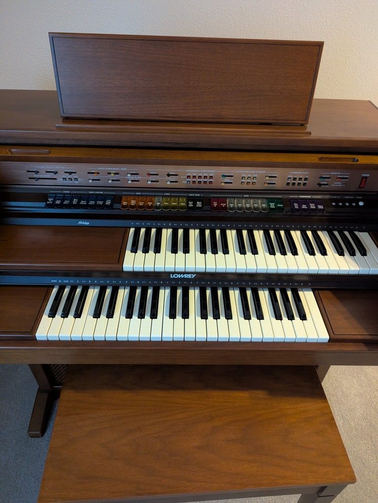 Roll top Lowrey, Organ
