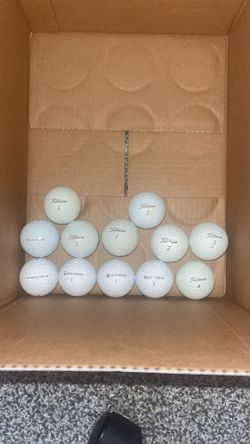 12 Premium Tour Golf Balls (Titleist AVX & TaylorMade)