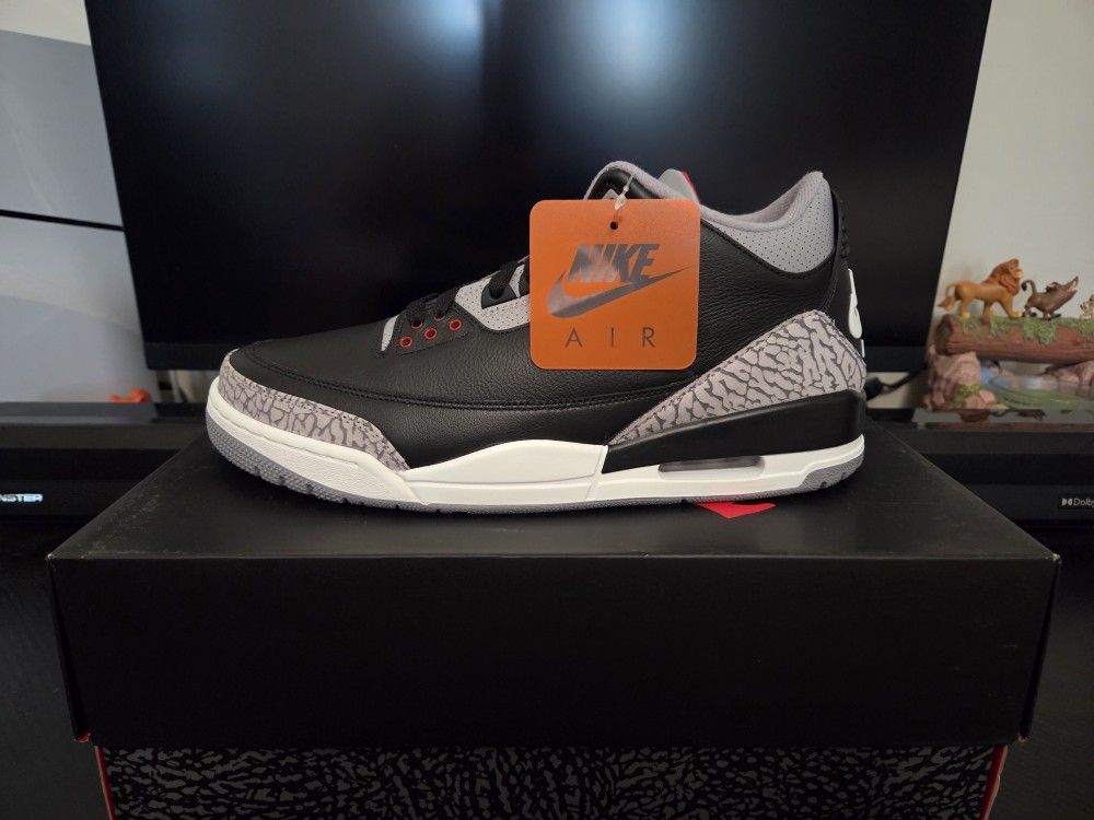 Jordan 3 Black Cement DS 11.5