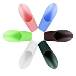 6 Pcs Bonsai Soil Scoops Plastic Garden Shovels Garden Tool Bucket Shovel Colorful Small mini Potting Scoop for Plant Flower Succulent